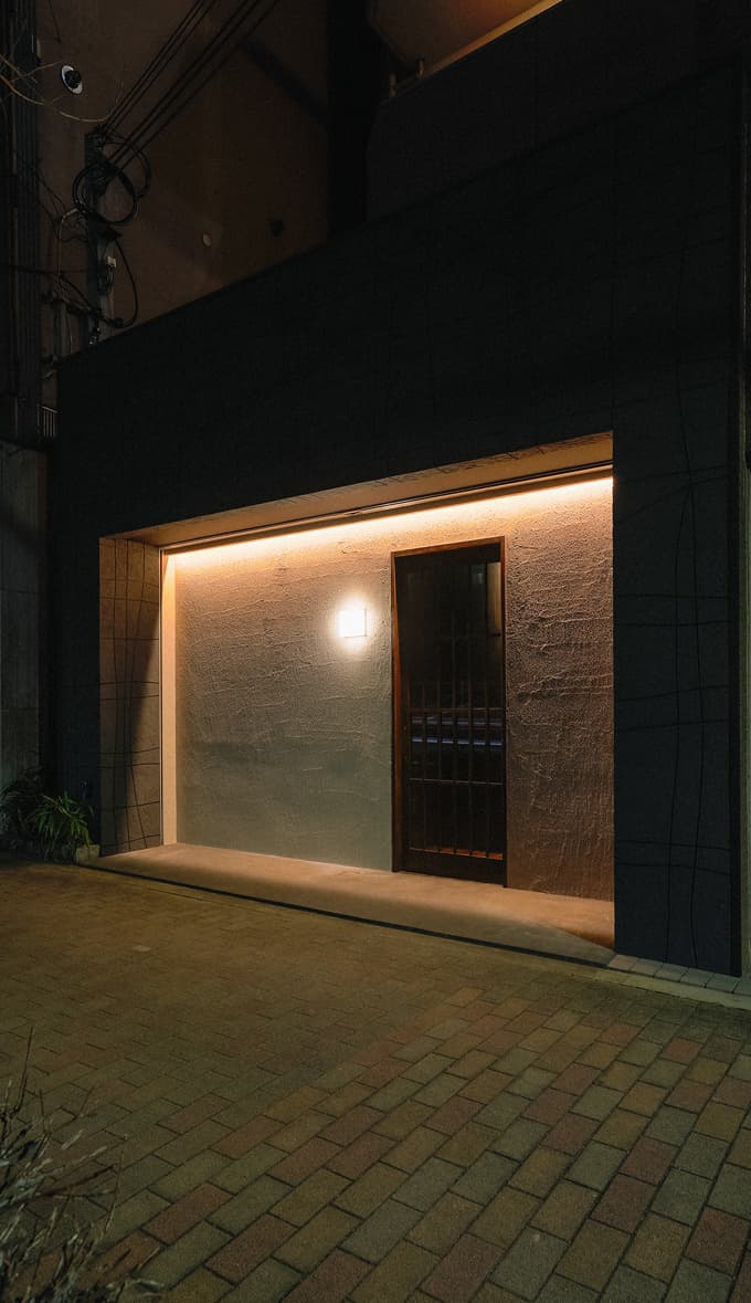 隠れ家焼肉料理 店舗ファサード